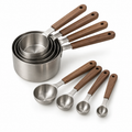 Stainless Steel Measuring Cups and Spoons Set