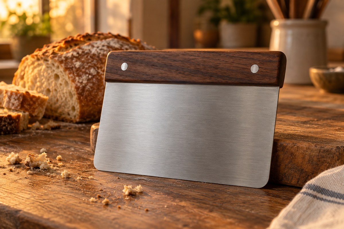 Stainless Steel Dough Bench Scraper