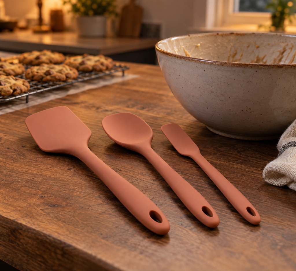 Silicone Spatula Set - 3 Piece